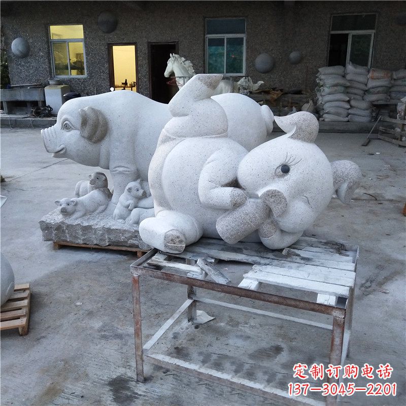 泸州精致大理石动物雕塑