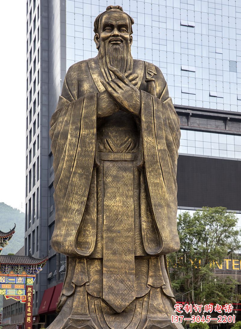 泸州传承古代名人铜雕,一件件精美雕塑装点你的生活