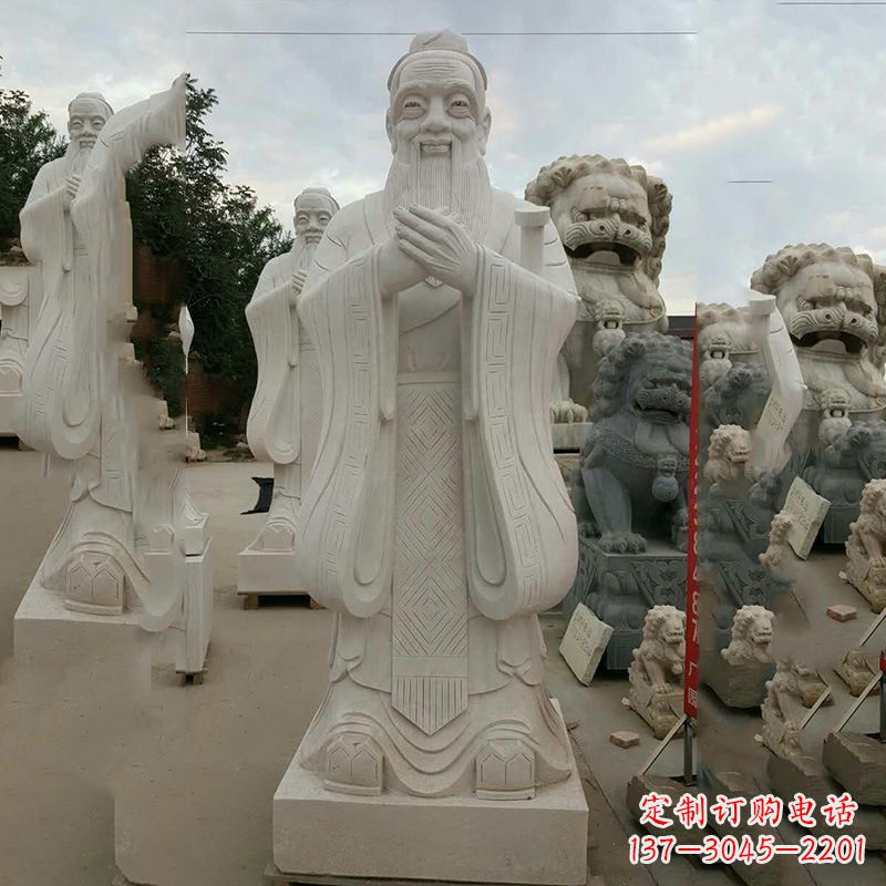 泸州弘扬传统文化,尊崇孔子雕塑