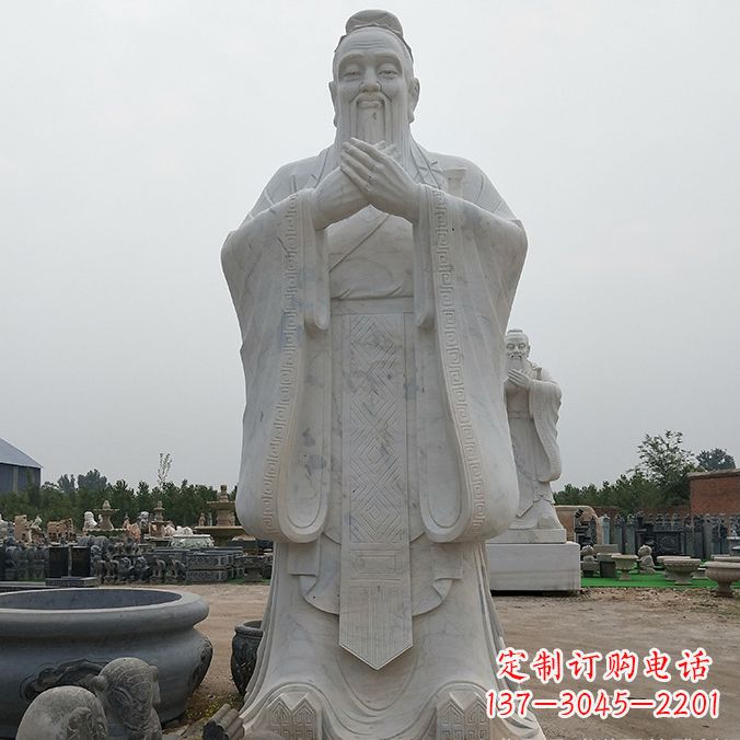 泸州传承自然美学,济南中领雕塑青铜孔子雕塑
