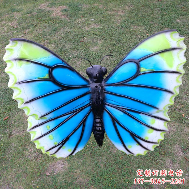 泸州全新设计的蝴蝶雕塑仿真摆件