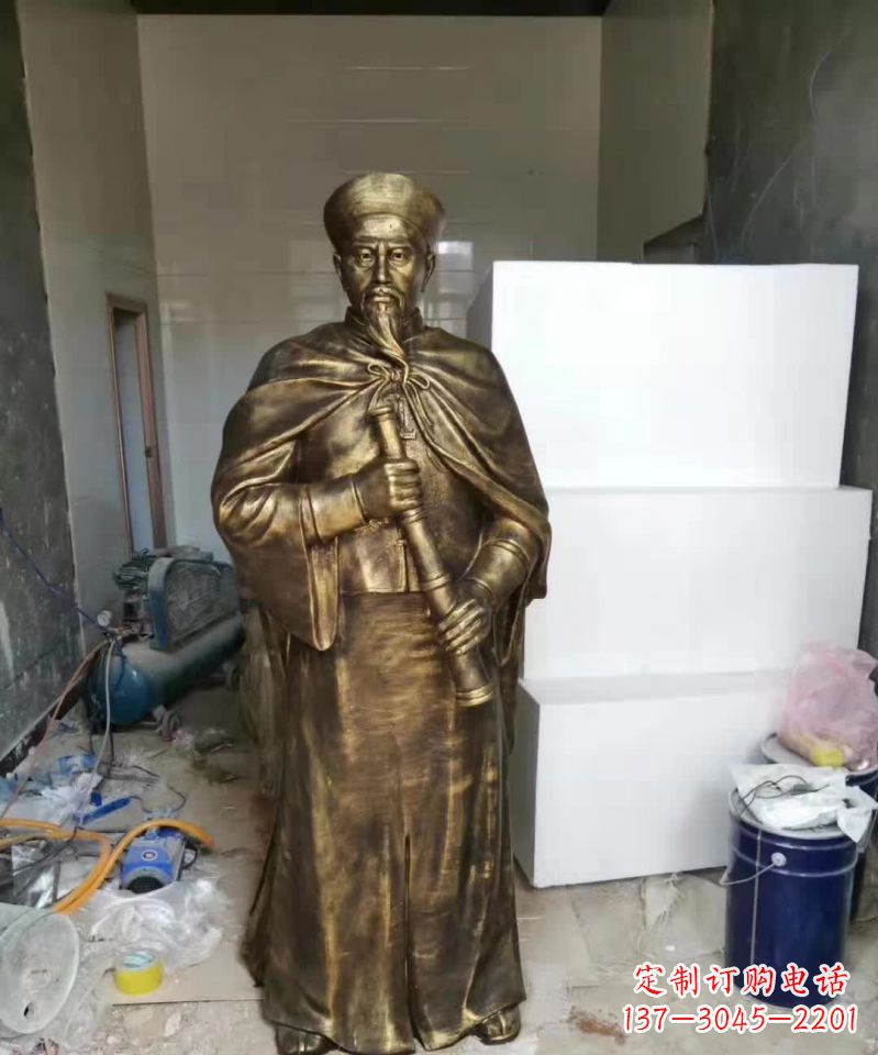 泸州荣耀中国历史人物——林则徐铜雕