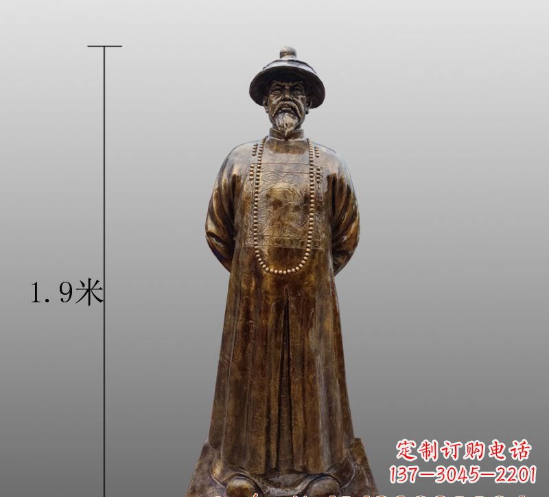 泸州为您量身定制林则徐铜雕像