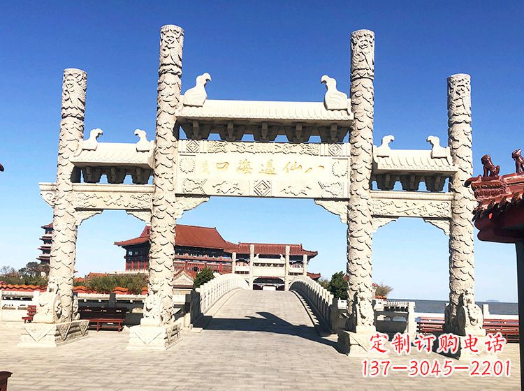 泸州临夏石雕牌坊—打造国风精美雕塑