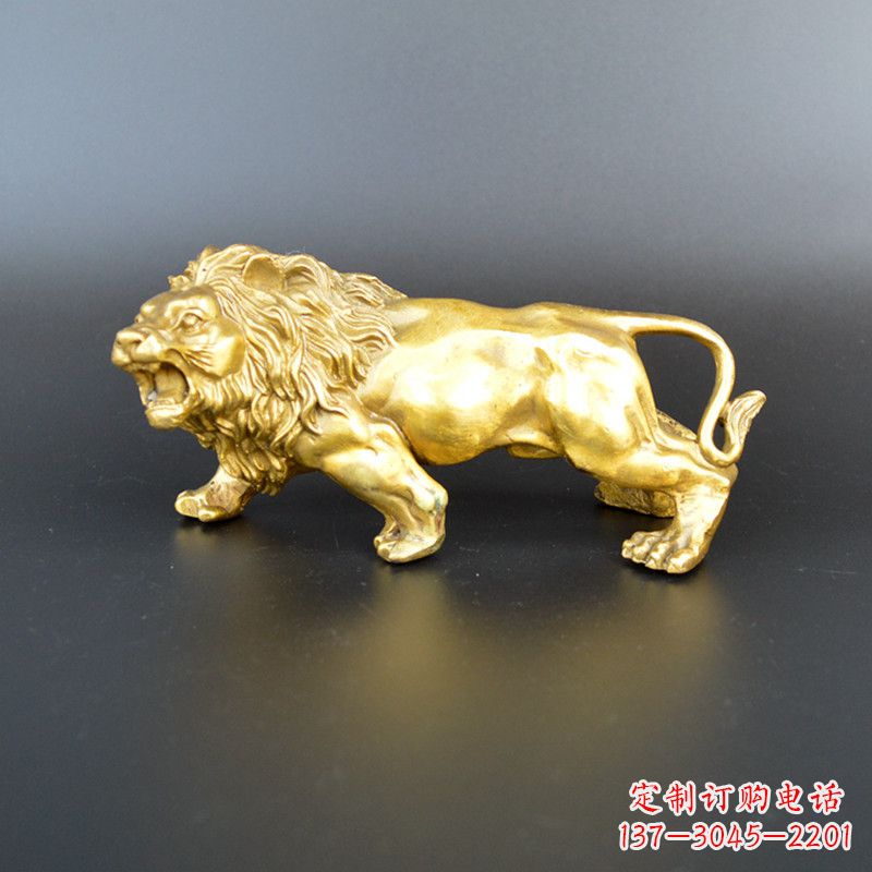 泸州鎏金西洋狮子雕塑