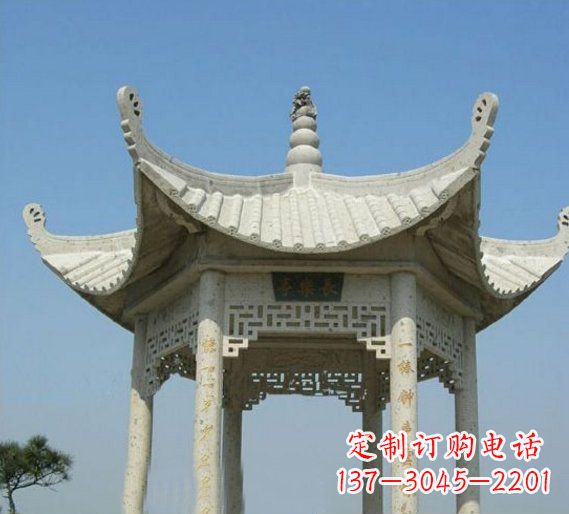 泸州领雕塑-凉亭石雕定制厂家