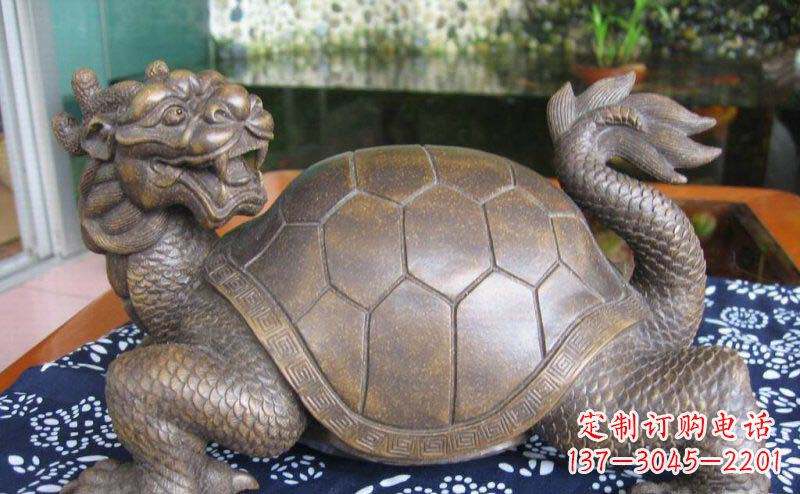 泸州龙龟古代神兽铜雕