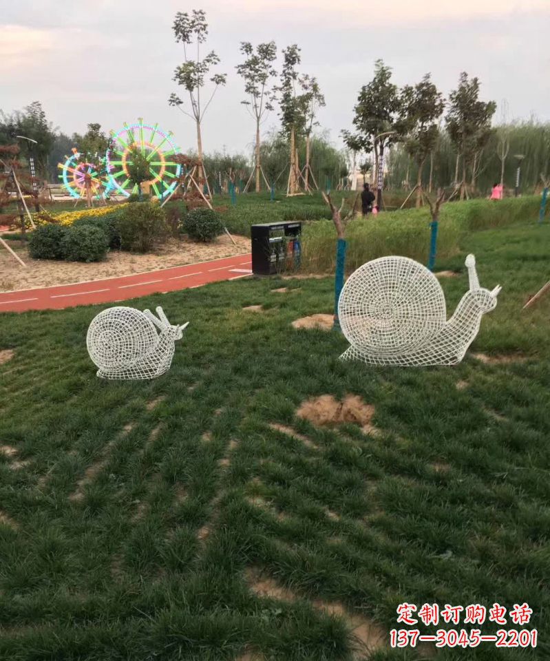 泸州镂空不锈钢蜗牛雕塑