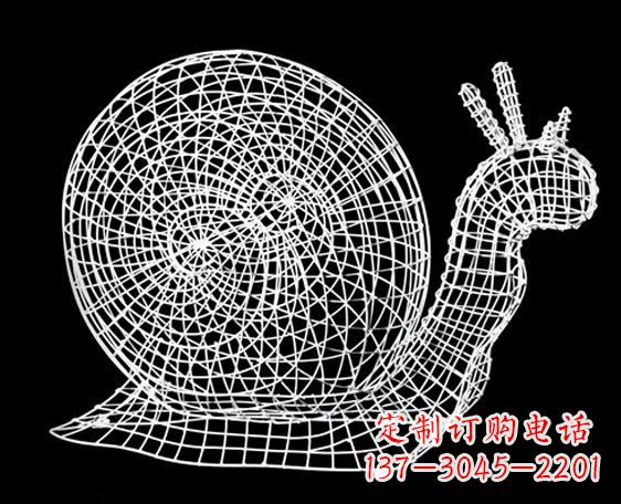 泸州中领雕塑的蜗牛镂空雕塑