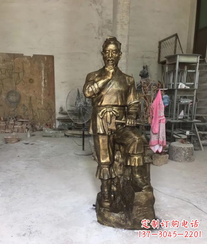 泸州鲁班传世经典——铜雕塑
