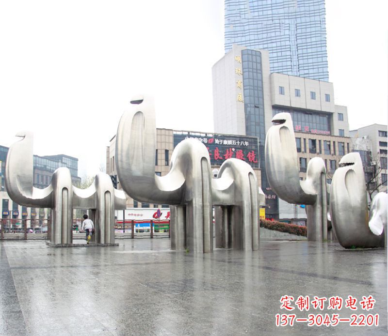 泸州骆驼雕塑不锈钢