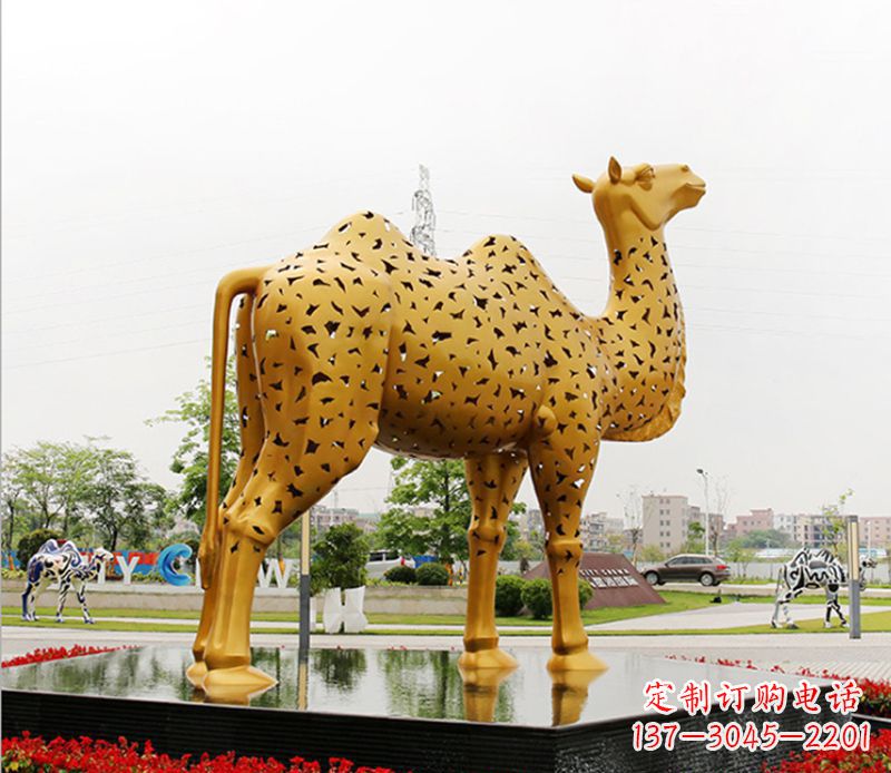 泸州中领雕塑:骆驼雕塑精美绝伦