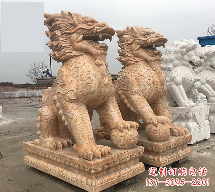 泸州麒麟石雕,雕刻精美,让您眼前一亮