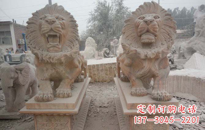 泸州中领雕塑狮子雕塑给您带来动人心弦