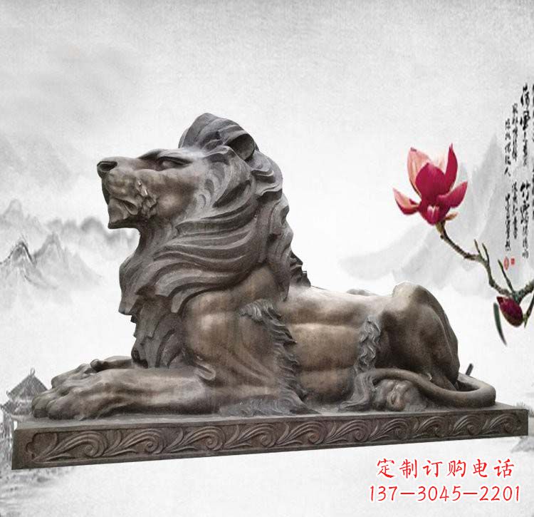泸州经典西洋欧式铜雕狮子