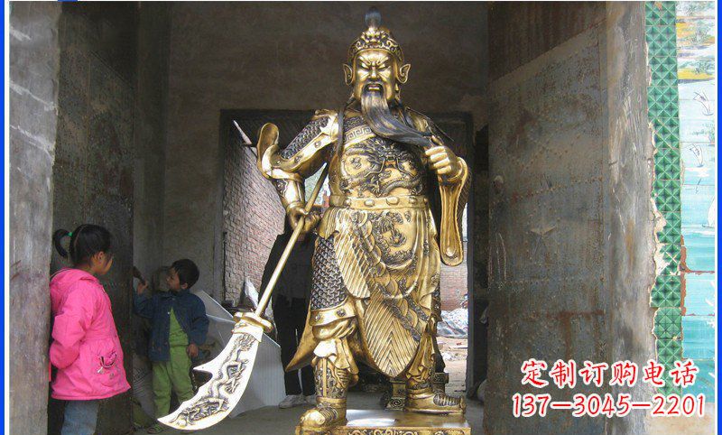 泸州铸魂关公雕塑,让古老传说继续传承