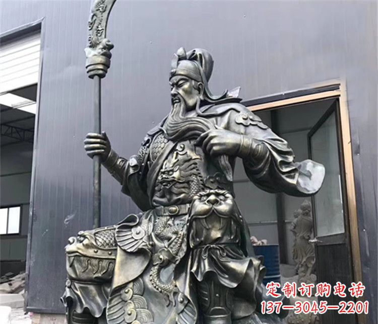 泸州高雅典雅的关公铜雕