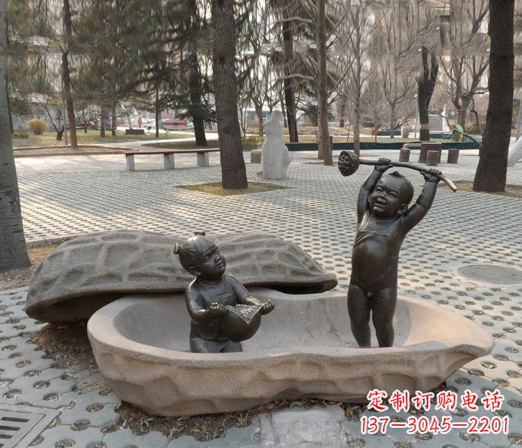泸州中领雕塑:拿莲蓬和石榴,让铜雕流传爱的美好
