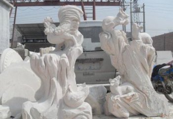 泸州中领雕塑，打造古典唯美的汉白玉公鸡雕塑