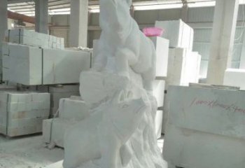 泸州瑞颜祥彩汉白玉生肖猪雕塑
