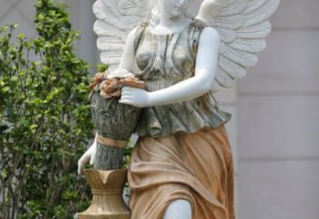 泸州精致高雅的汉白玉天使雕塑