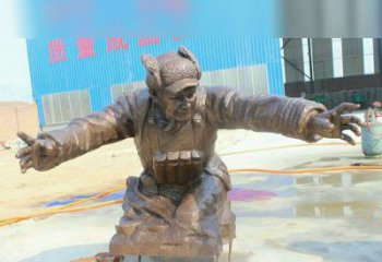 泸州黄继光校园英雄铜雕：传承伟大精神