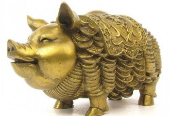 泸州欢迎招财猪，用黄铜打造新年祝福