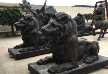 泸州汇丰手工铸铜狮子雕塑