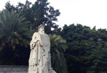 泸州林则徐石雕塑，融合古典韵味与现代气息
