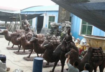 泸州骆驼公园动物铜雕魅力无限