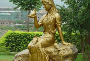 泸州激发无限灵感的精美鸽子雕塑