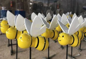 泸州动感蜜蜂雕塑，营造精致的都市公园