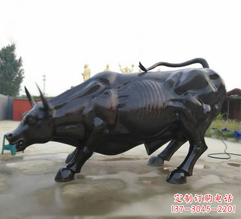 泸州定制牛铜雕塑,品质卓越!
