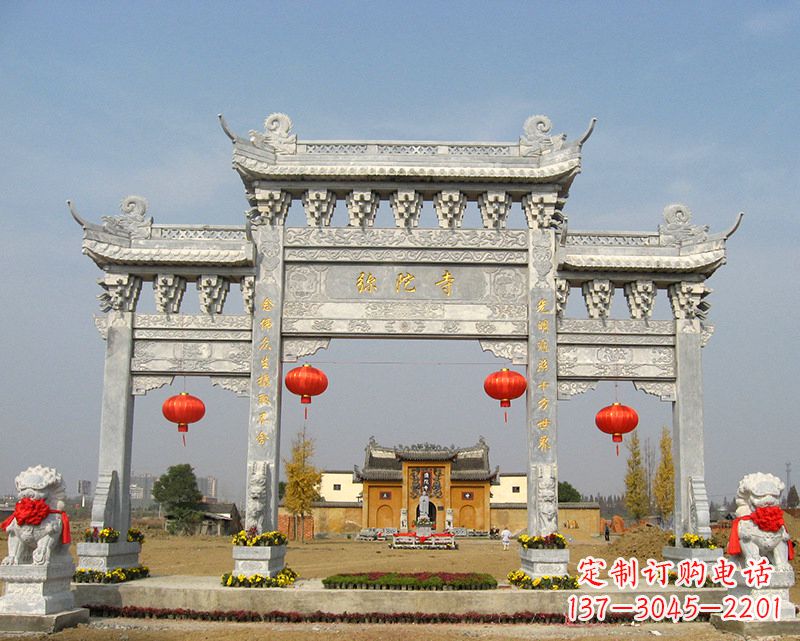 泸州特色石雕牌坊,用心雕就是一种艺术