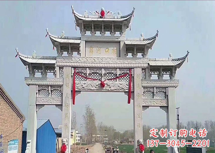 泸州牌坊石雕龙