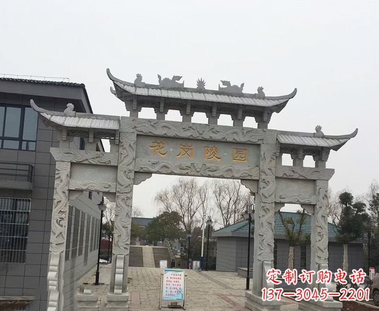 泸州精美牌楼石雕,精致雕琢精美臻品