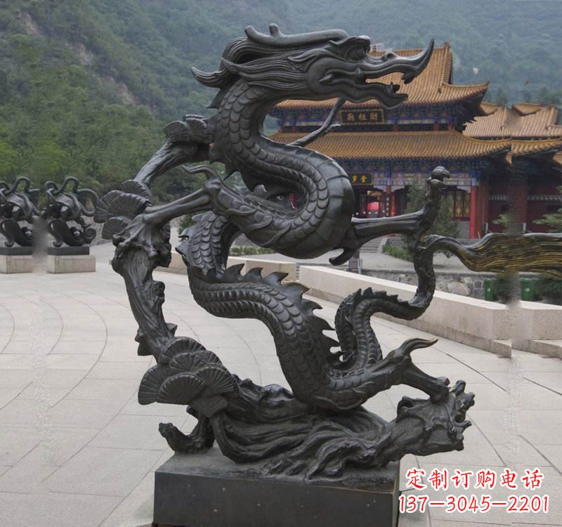 泸州盘龙铜雕