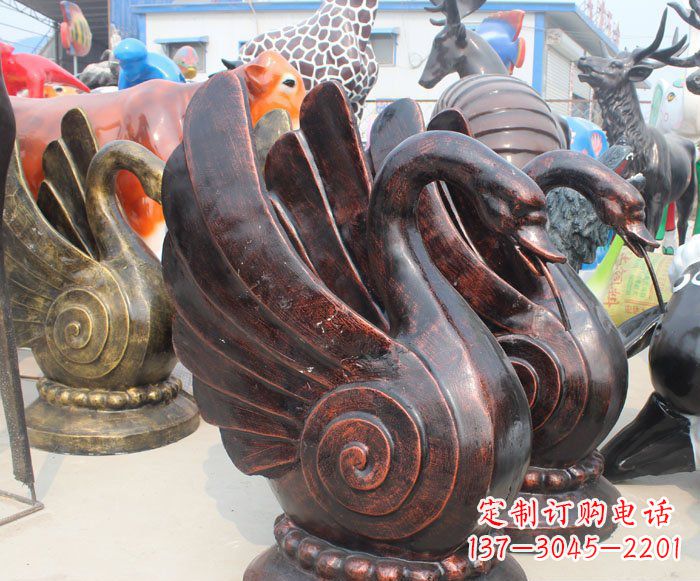 泸州以无与伦比的艺术品呈现——中领雕塑天鹅雕塑