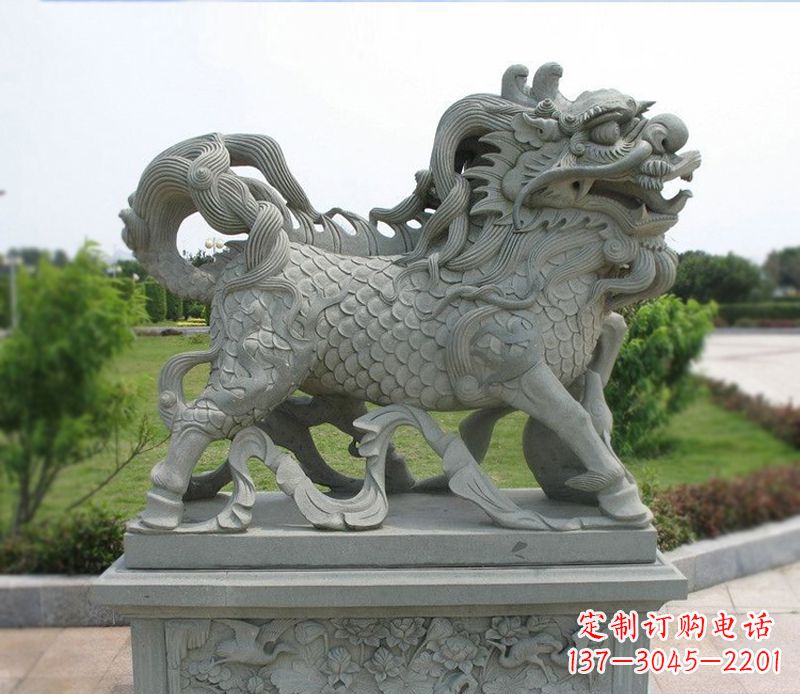 泸州麒麟招财石雕
