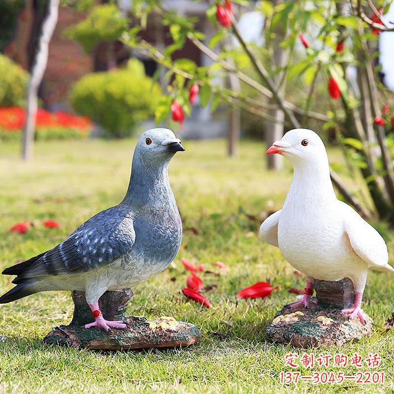 泸州秦皇岛和平鸽雕塑:表达和平与友谊的象征