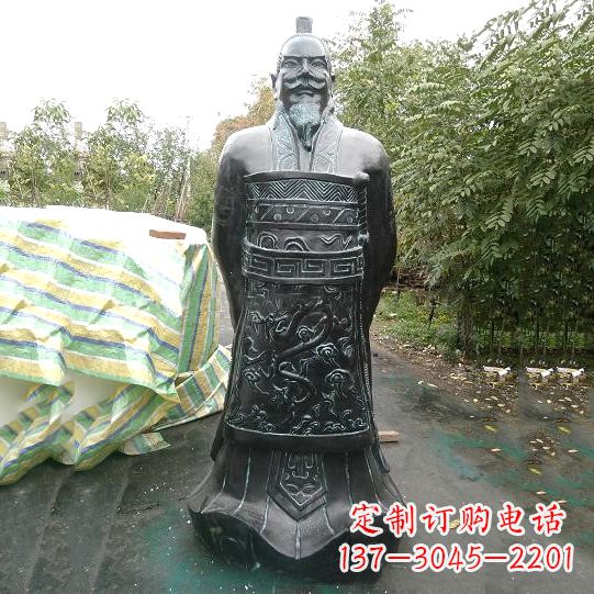 泸州中领雕塑推出珍贵的秦始皇铜雕塑,这是一件…