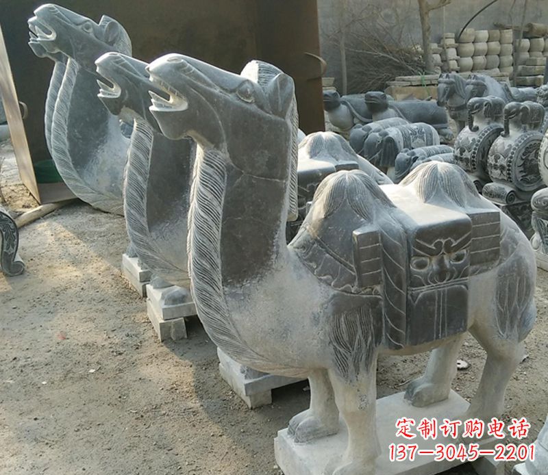泸州青石骆驼雕,把动物活灵活现