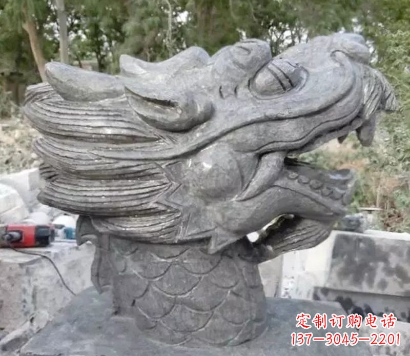 泸州青石龙头雕塑
