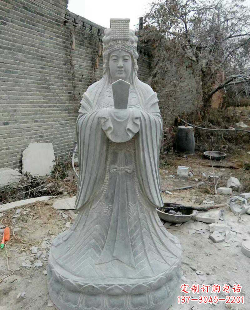 泸州青石妈祖神像雕塑,传承中华民族精神