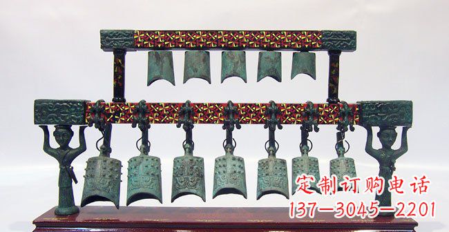 泸州青铜编钟古代乐器雕塑
