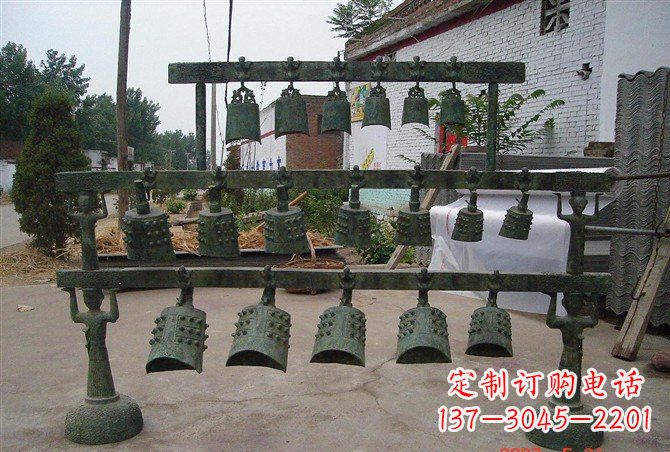 泸州手工青铜编钟,给室内装饰增添仿古气息