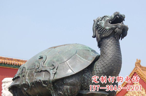 泸州青铜龙龟寺庙神兽铜雕