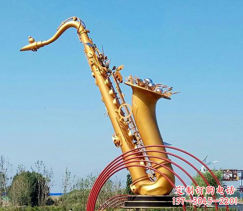 泸州中领雕塑:萨克斯铜雕高质量制作