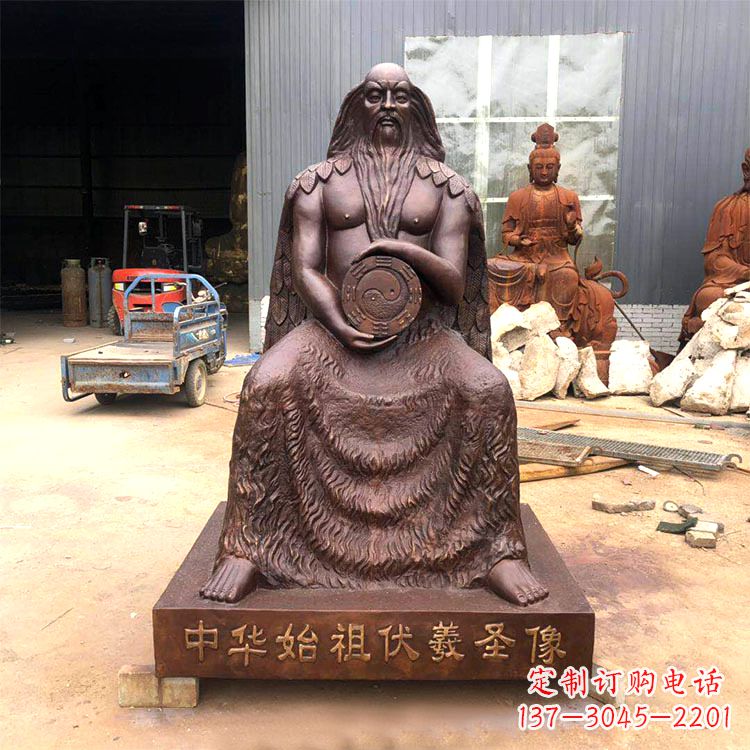 泸州中华传统历史雕塑——华始祖伏羲像