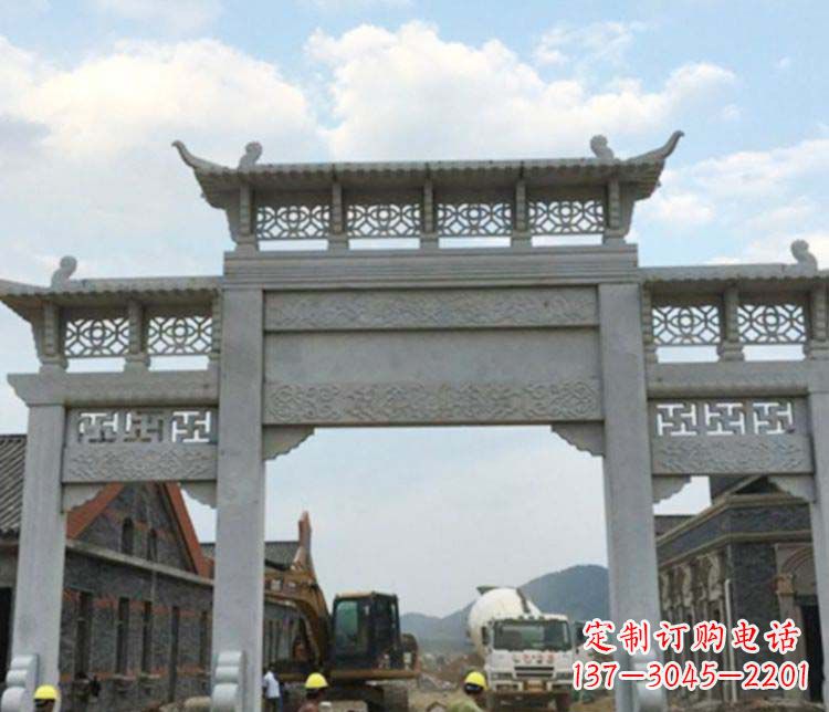 泸州牌坊大理石石雕:显露美丽的古典风情